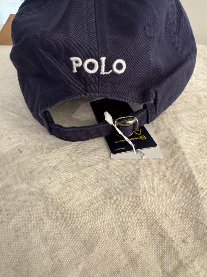 Casquette Ralph Lauren bleue foncée - photo numéro 2