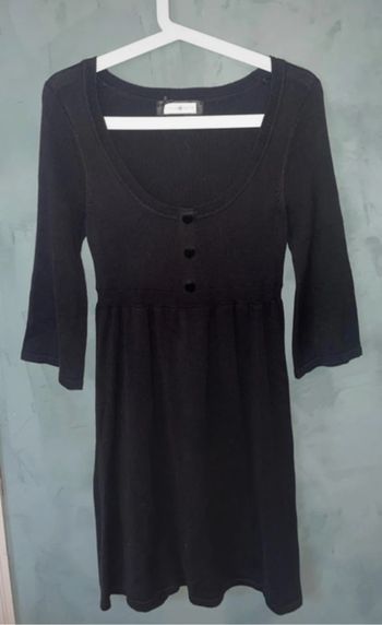 Robe noire hiver Cache cache taille M