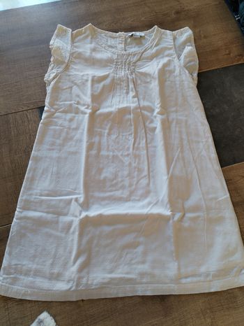 Robe blanche été 10 ans