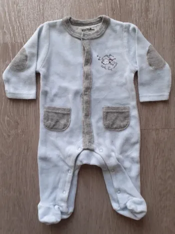 Pyjamas bleu gris  naissance
