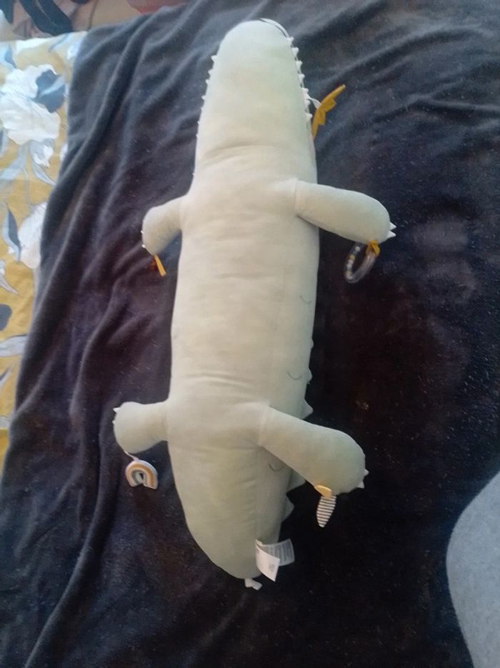 Crocodile peluche d'éveil - photo numéro 3