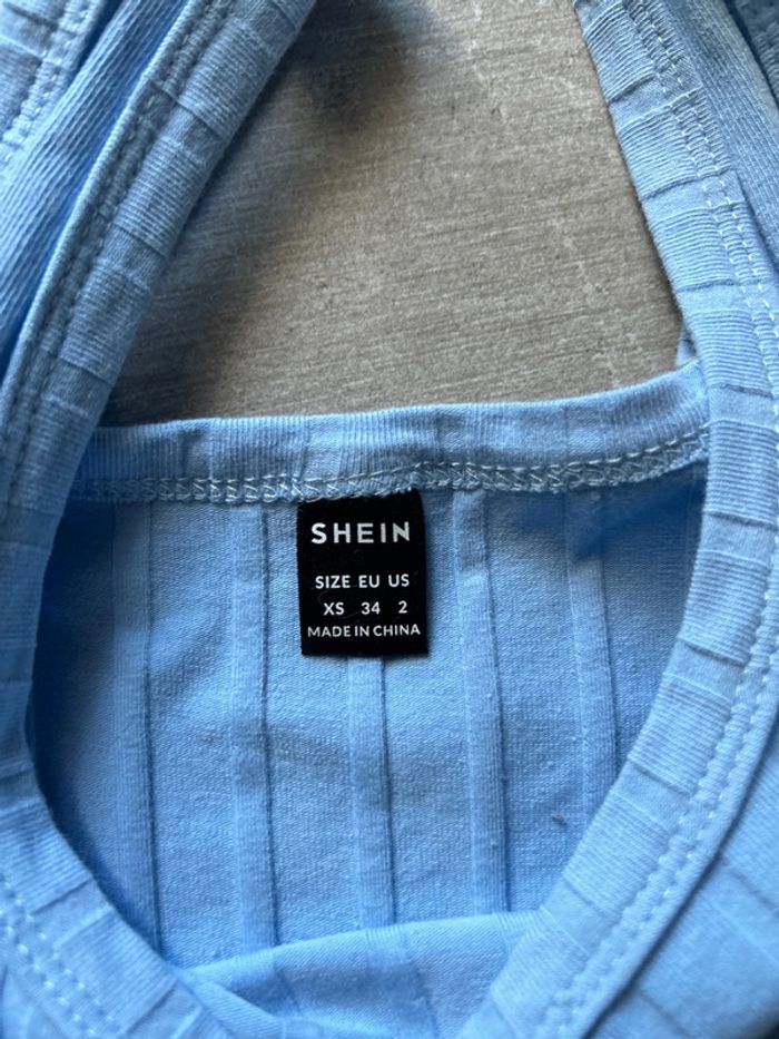 Robe été bleu xs - photo numéro 3