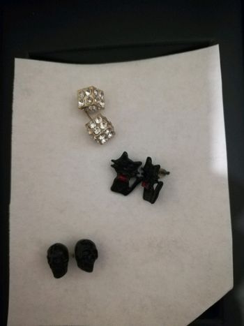 Boucles d'oreilles lot de 3 paires