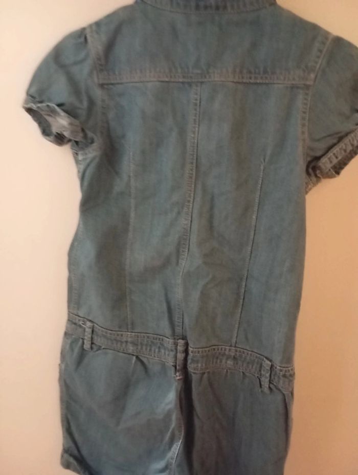 Combishort en jean taille S - photo numéro 4