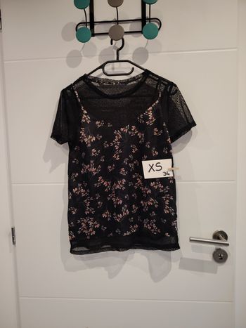 Top à fleurs - promod - taille XS