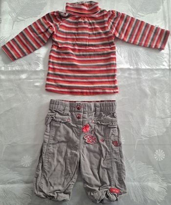 Ensemble bébé fille 3 mois TBE - photo numéro 7