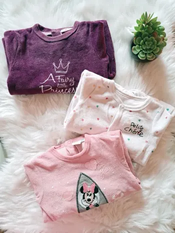Lot de 3 pyjamas