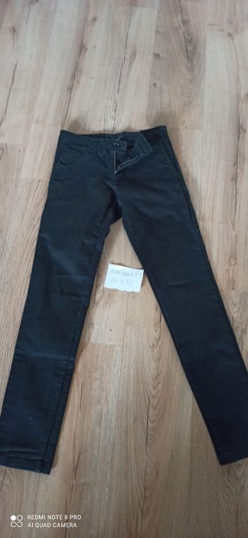 Pantalon noir carhartt t. 38
