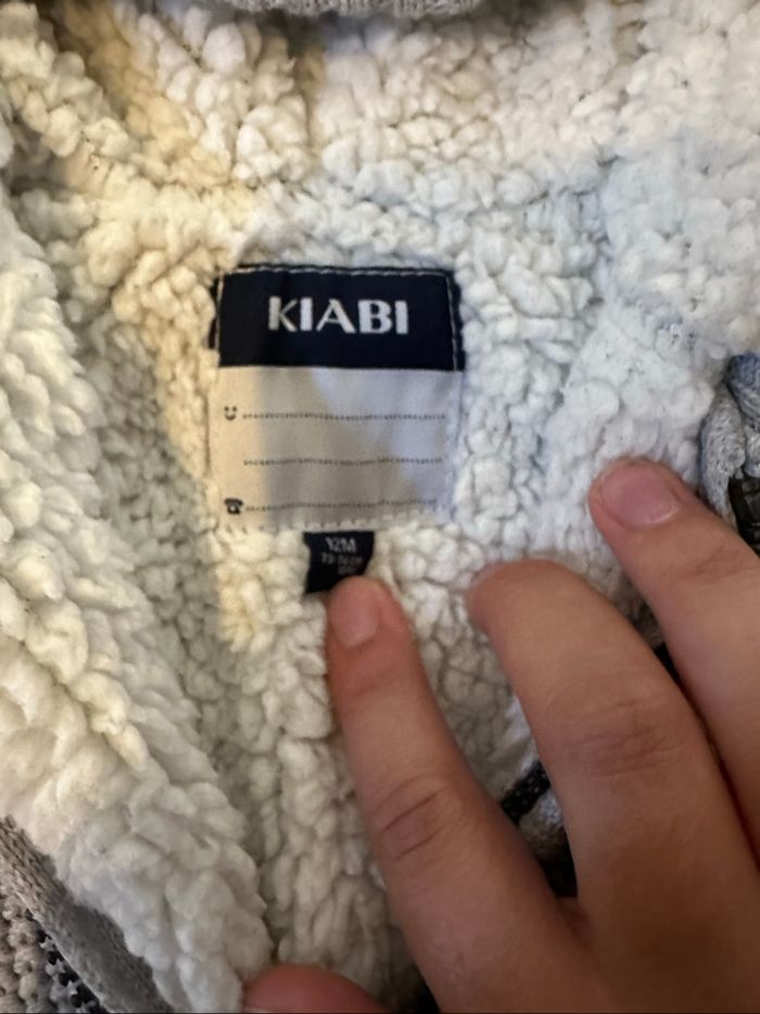 Veste épaisse grise 12 mois - photo numéro 3