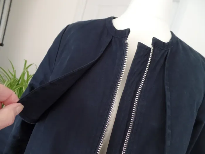 Veste coton_bleu marine - photo numéro 6