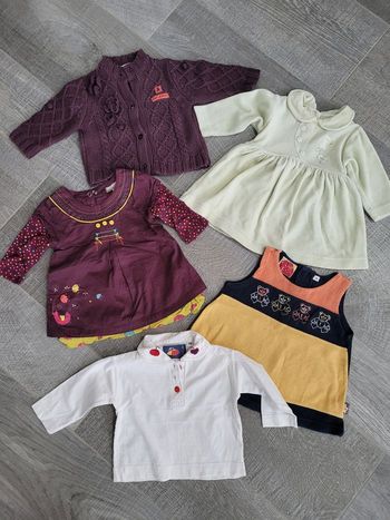 Lot vêtements fille  3 mois 60 cm
