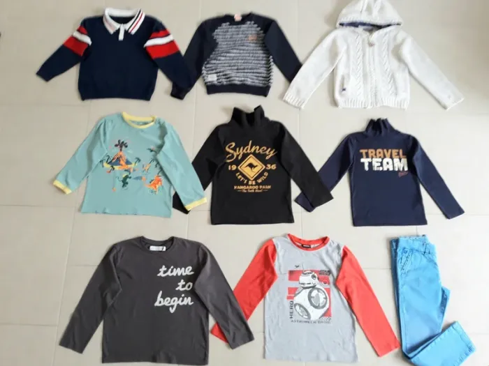 Lot n°1: 9 vêtements garçon 6 ans SM, Zara