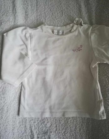 T shirt ml Obaïbi 3 mois fille