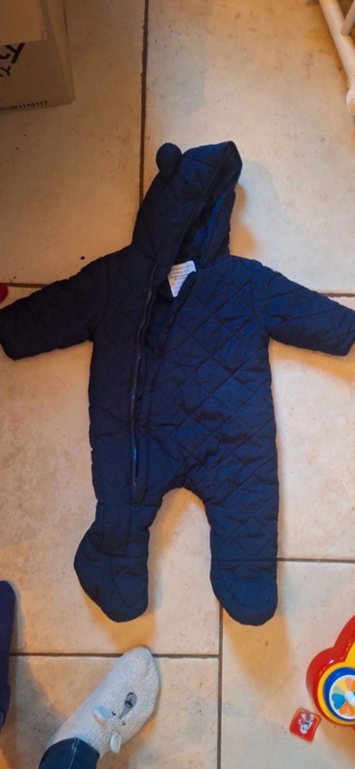 Combinaison bleu marine uni - photo numéro 3