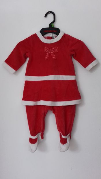 Grenouillère Noel Bébé fille - Orchestra - T.12 mois (74cm)