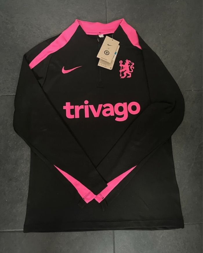 Ensemble survêtement Chelsea noir et rose – Nike - photo numéro 2
