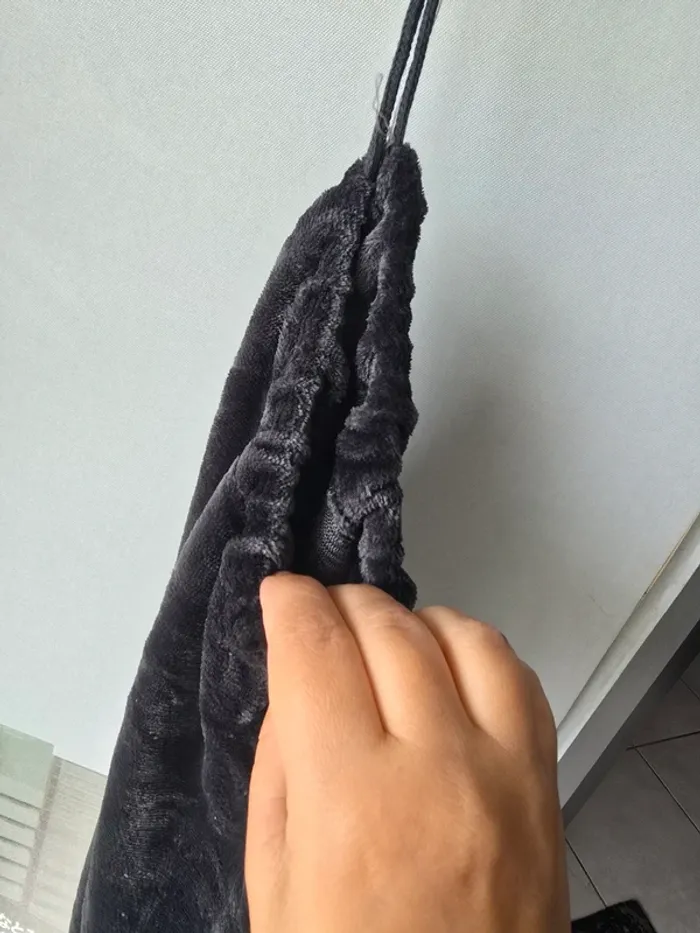 Pull à capuche polaire gris foncé Lulu Castagnette – Taille unique - photo numéro 7