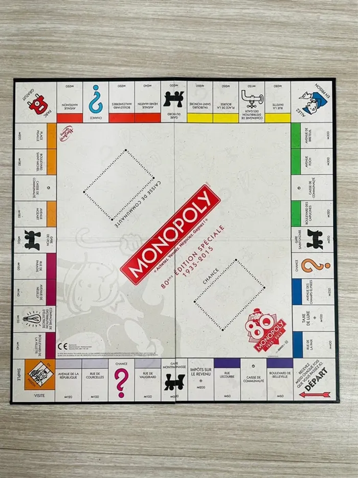 Monopoly 80 ans Édition Spéciale 1935-2015 Hasbro - photo numéro 6