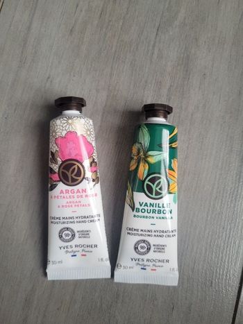 Lot 2 crèmes mains