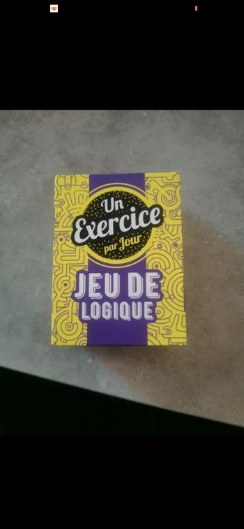 Un exercice par jour jeux de logique