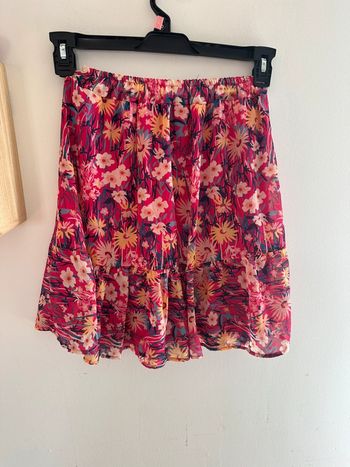 Jupe femme à fleurs, fluide, taille 36 S cloothes