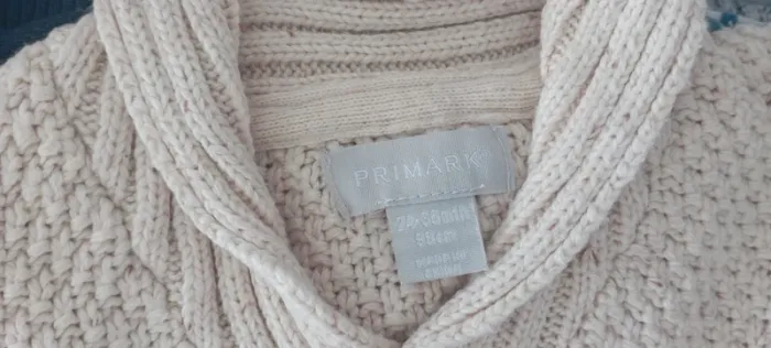 Gilet beige à mailles - photo numéro 2