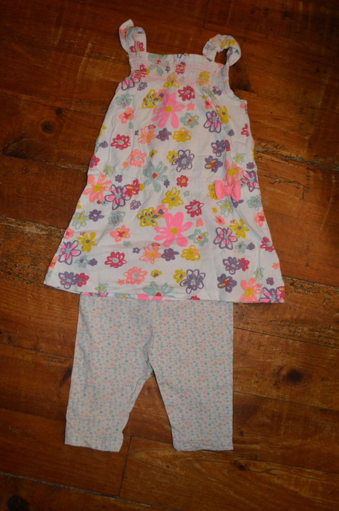 Ensemble débardeur + legging court Gémo 2 ans