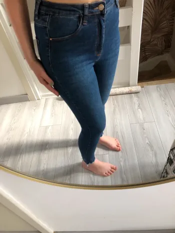 Jean taille haute skinny