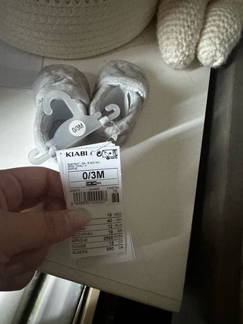 Chausson bébé 0/3mois