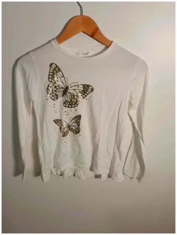 C10 t-shirt blanc mango 13-14 ans