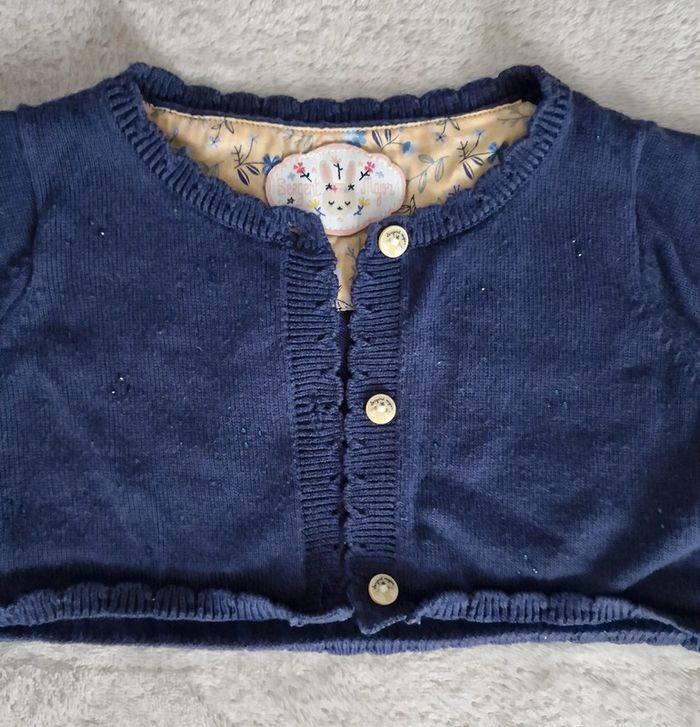 Gilet court bleu celeste - 9M - Sergent Major (TBE) - photo numéro 2