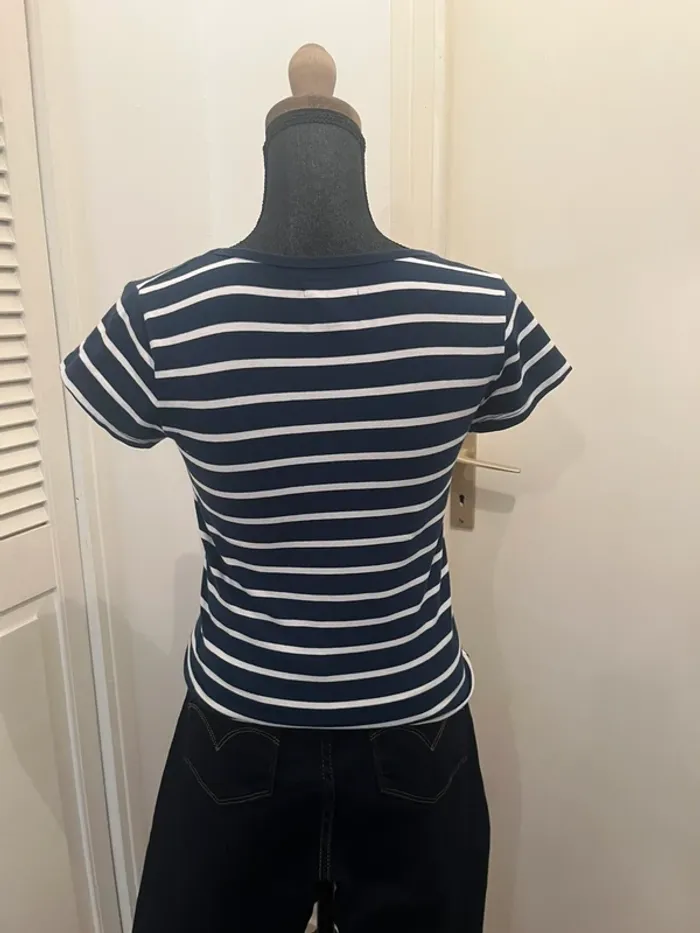 T shirt marinière - Little Marcel - taille XS - photo numéro 8