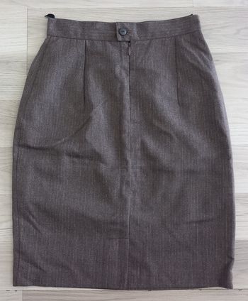 Jupe tailleur grise taille 38