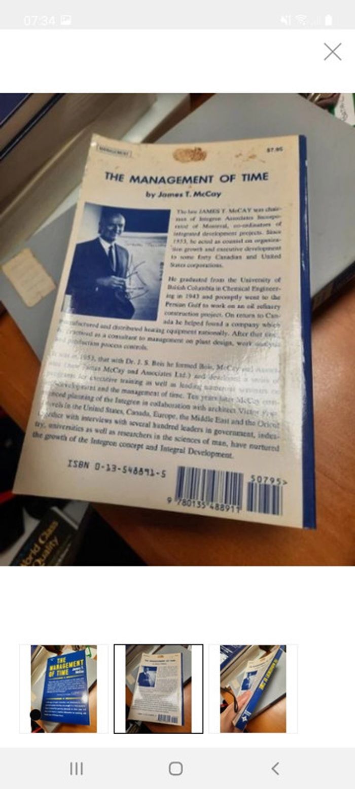 Livre thé management of time - photo numéro 2