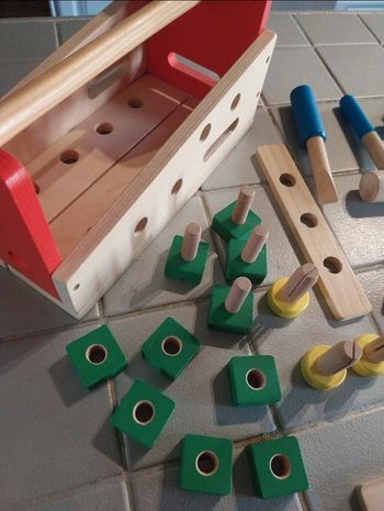 Caisse à outils en bois