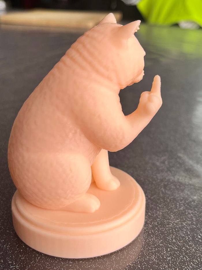 🐱 Figurine Chat Assis – Modèle original - photo numéro 3
