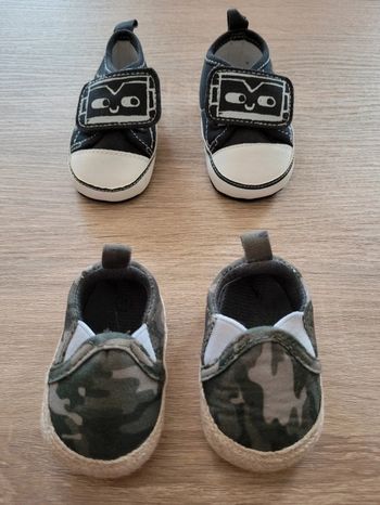 Lot de 2 paires de chaussures bébé garçon