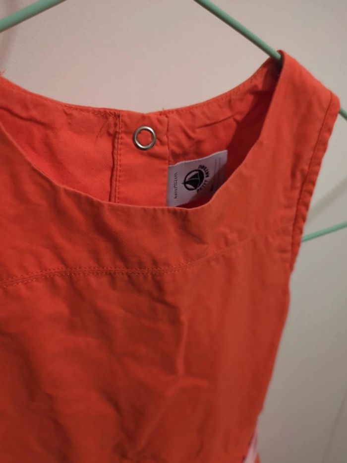 Robe petit bateau corail 4 ans - photo numéro 3
