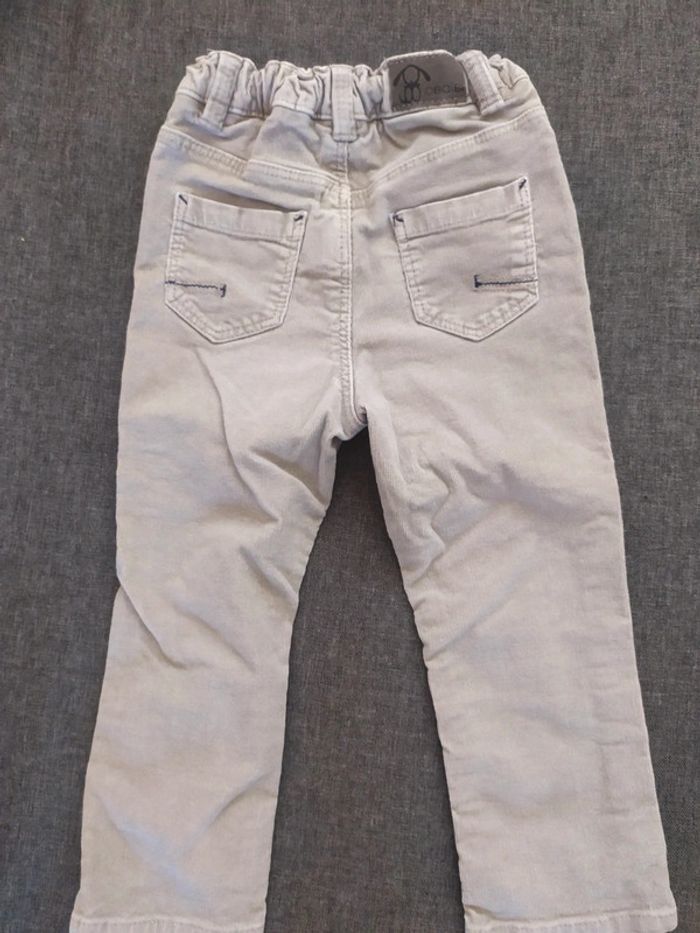 Pantalon beige velours 23mois - photo numéro 2