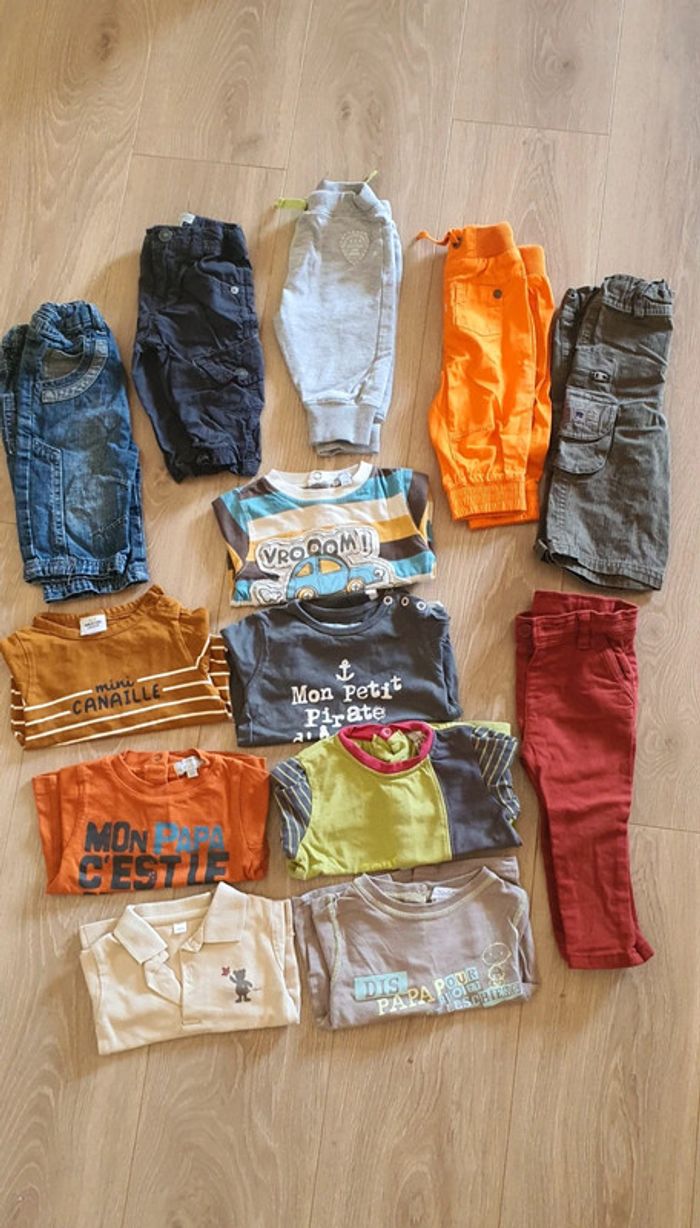 Lot 27 vêtements été garçon. 6mois - photo numéro 3