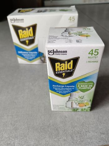 Recharge aux plantes neuve pour diffuseur anti moustiques Raid