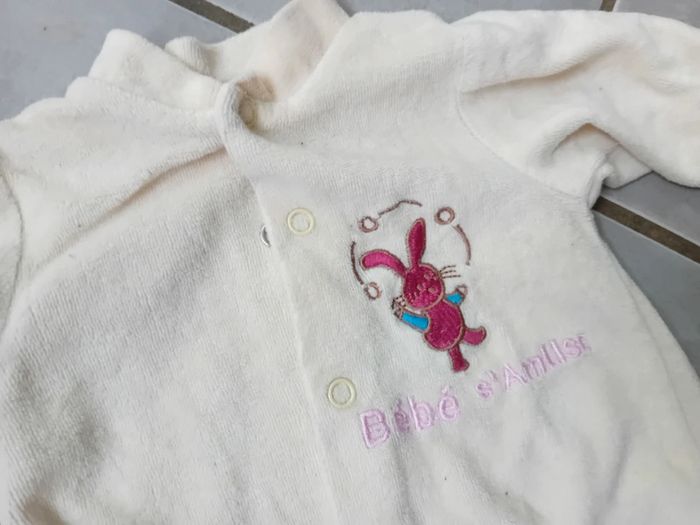 Lot de 2 pyjamas taille 0 mois - photo numéro 3