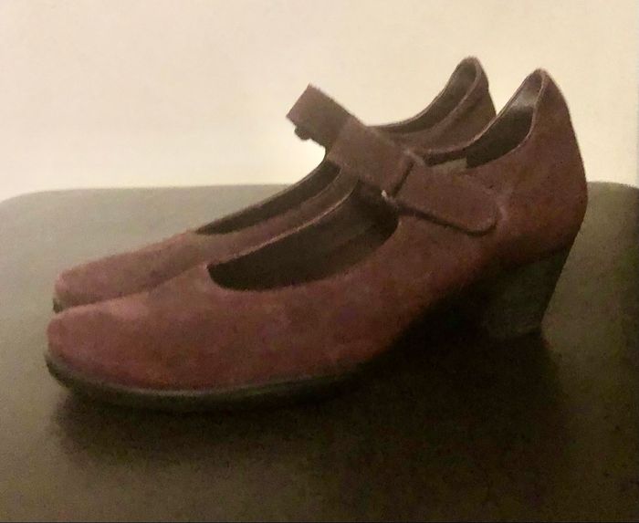 Chaussures prunes »Arche »à talons - photo numéro 2