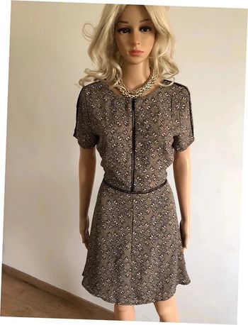 Robe imprimée neuve à manches courtes Morgan taille 40 (valeur 70€)