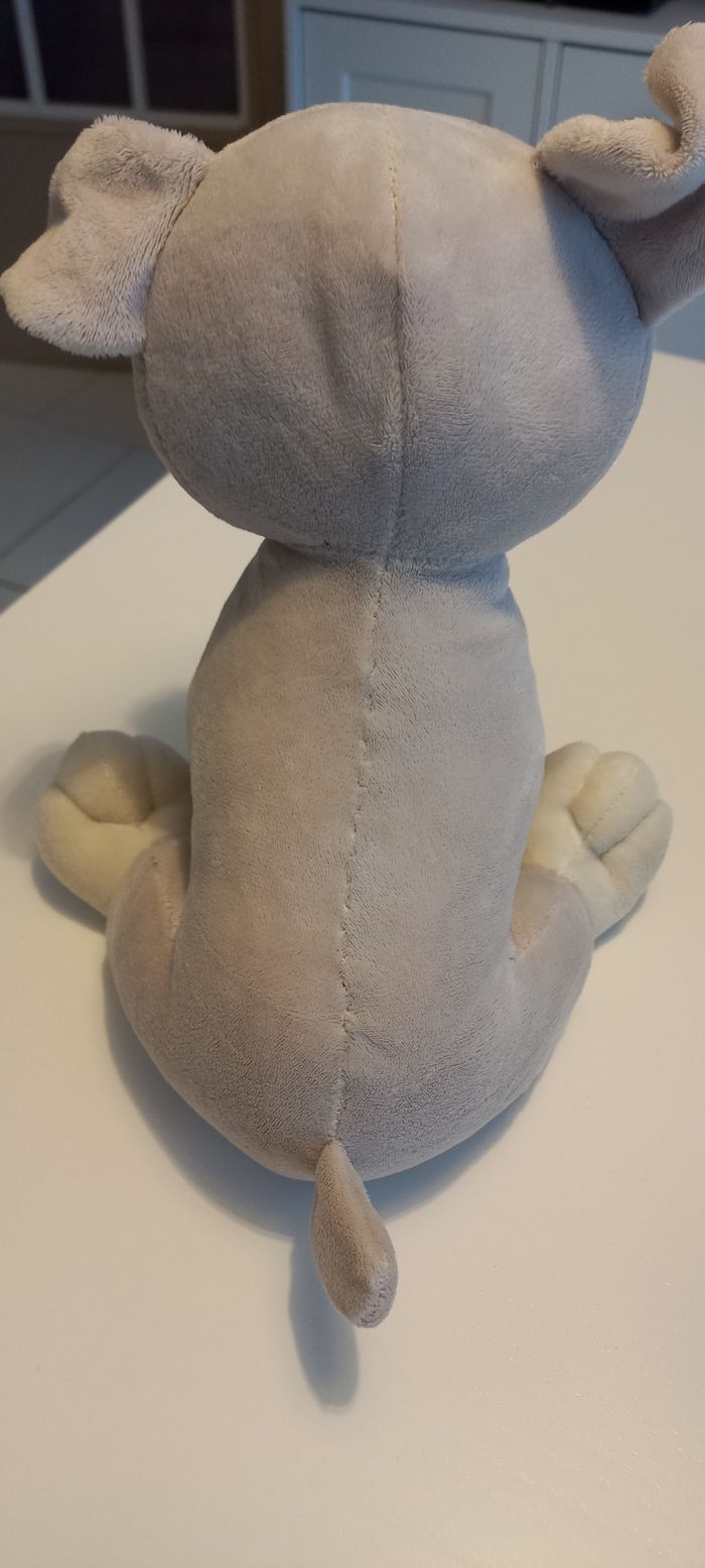 Peluche chien assis - photo numéro 2