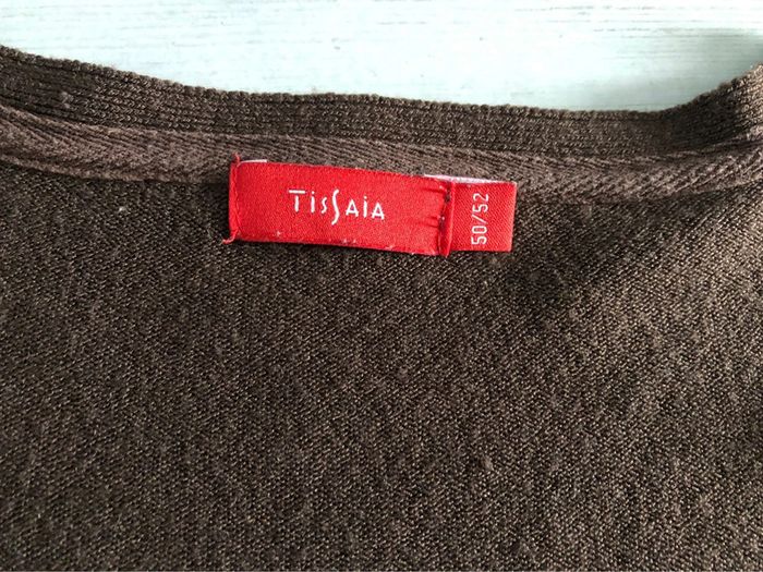 AN114- Pull marron T 44/46 - photo numéro 8
