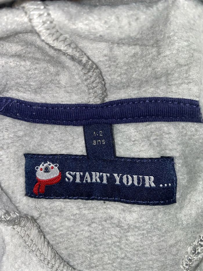Sweat-shirt capuche 12 mois - photo numéro 3