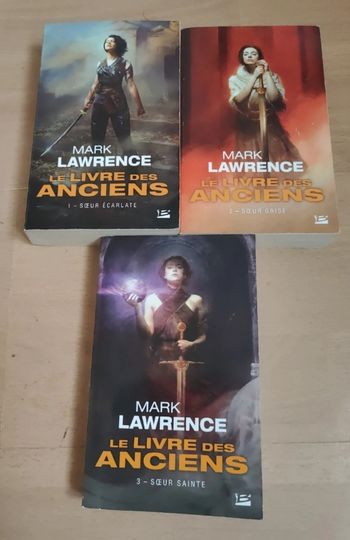 Mark Laurence - le livre des anciens 3 tomes