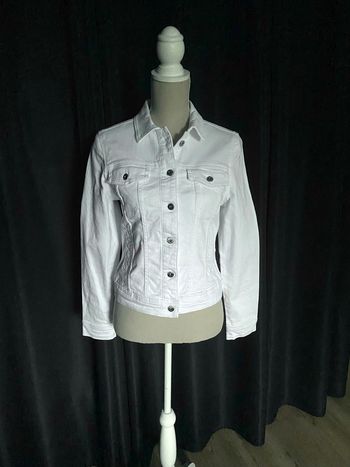 Veste blanche en jean Cache-Cache