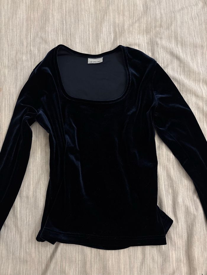 Haut vintage velours y2k - photo numéro 4